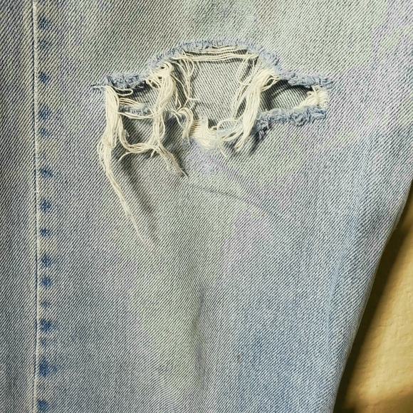 Levi's Vtg 90'S 505 Straight Leg Light Wash Men's Jean's Sz:34x32 (Rare Red Tab) - Picture 12 of 16